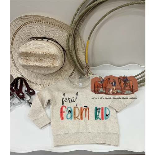 Feral Farm Kid Crewneck