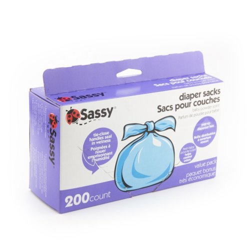 Sassy Disposable Diaper Bags, 200 Ct