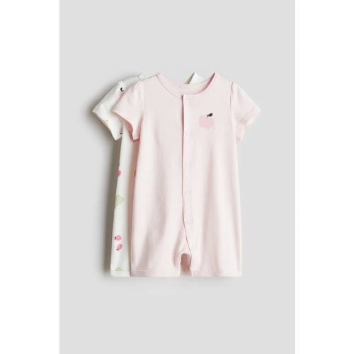 2-PACK COTTON JERSEY PAJAMA JUMPSUITS