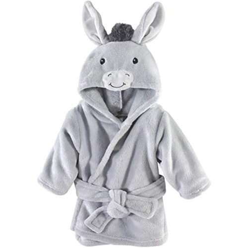 Hudson Baby Unisex Baby Plush Animal Face Bathrobe