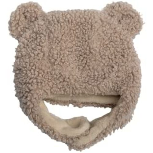 7AM Toddler & Infant Winter Hat - Teddy Bear Ears with Adjustable Snap Neck, Water Repellent | Winter Hat Extra Cozy Lining