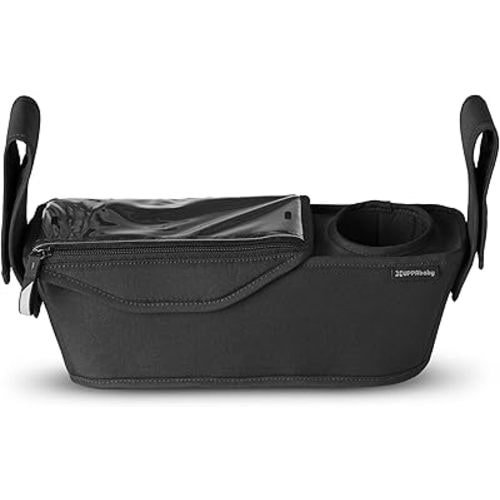UPPAbaby Parent Console for Ridge Stroller/Secure Zippered Pocket + Beverage Compartments/Touch Screen Phone Pocket