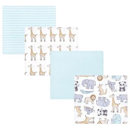 Hudson Baby Cotton Poly Flannel Receiving Blankets, Kangaroo, One Size