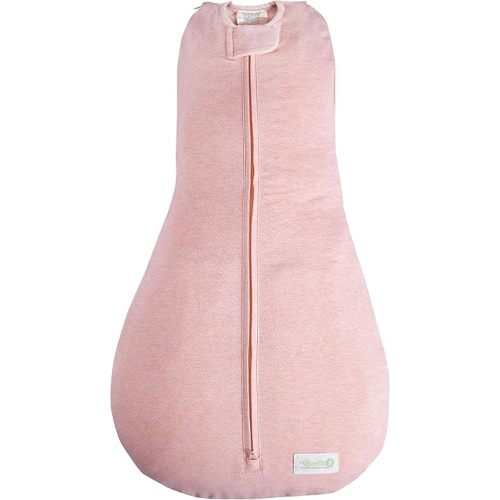 Woombie Grow with Me Baby Swaddle, Pink Posey Queen, 95% Cotton/5% Spandex, 0-18 Months