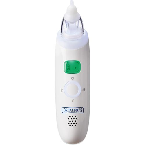 Dr. Talbot's Electric Nasal Aspirator for Babies - with Hygienic Travel Case - Ear Wax Removal Tool and Nose Cleaner