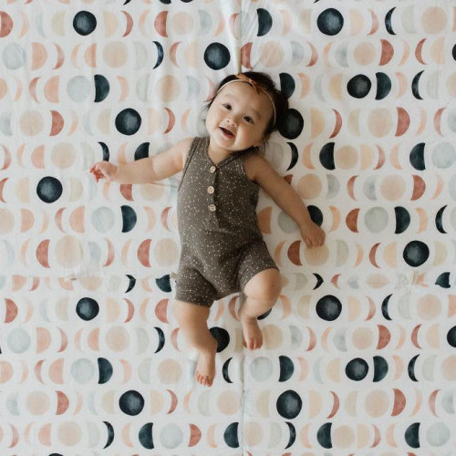 Toki Mats Standard Padded Play Mat - Lunar Phases, Non-Organic Insert
