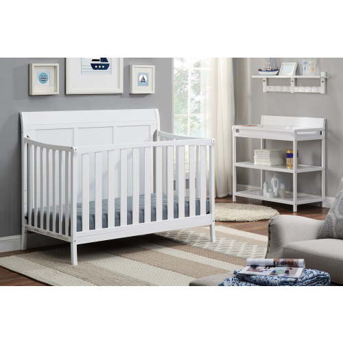 Suite Bebe Shailee Lifetime 4-in-1 Crib, White