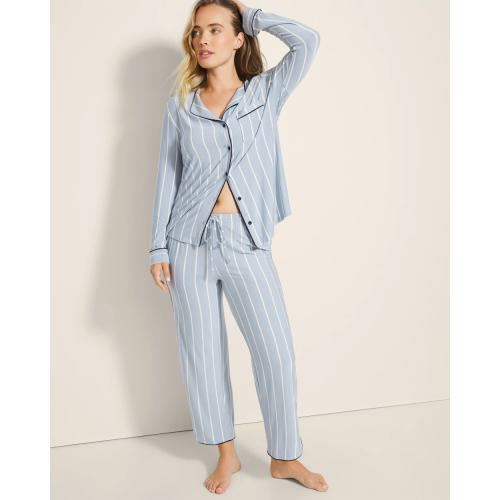 Piped Crop Pajama Pants