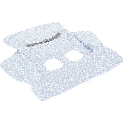 Diono Shop 'n Go Cart Liner, Shopping Cart Cover for Baby, Restaurant High Chair Cover for Baby, Infant, Toddler, Machine Washable, Blue