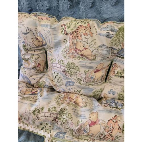 Winnie the Pooh Shopping Cart Cover: Padded Comfort, Handmade