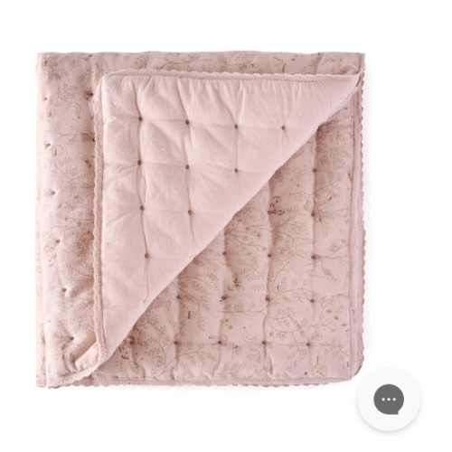 Quilted Chambray Blanket