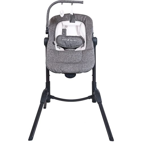 Amazon.com : Baby Delight Bloom Baby Seat | Soothing and Adjustable Baby Chair | Portable and Compact | Charcoal Tweed : Baby