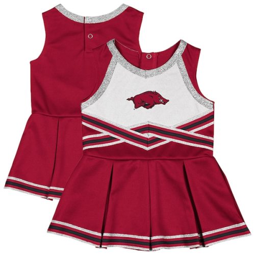 Arkansas Razorbacks Colosseum Girls Infant Lollipop Park Cheer Dress - Cardinal