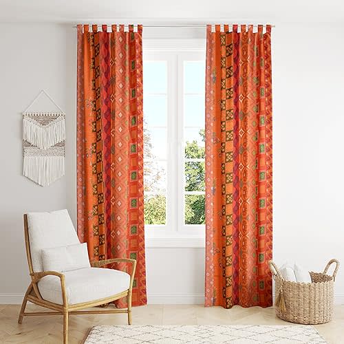 Silk Blend Sari Curtains