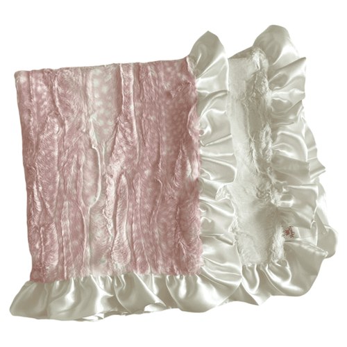 Rockin Royalty Sweet Pink Fawn Plush Blanket