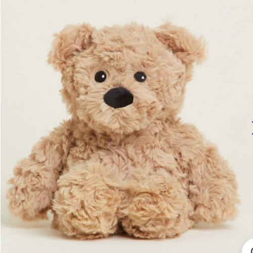 Brown Curly Bear Warmies Junior