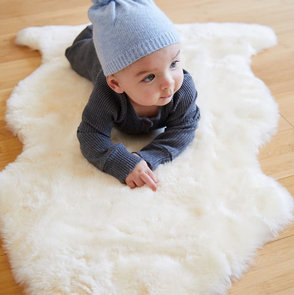 Shorn Sheepskin Baby Rug