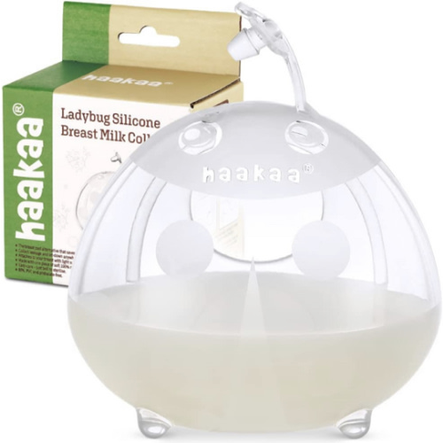 Amazon.com : haakaa Ladybug Milk Collector Breast Milk Saver Breast Shell for Breastfeeding, Collect Breastmilk Leaks, Skin-Friendly and Easy to Wear (1.4oz/40ml,1PC) : Baby