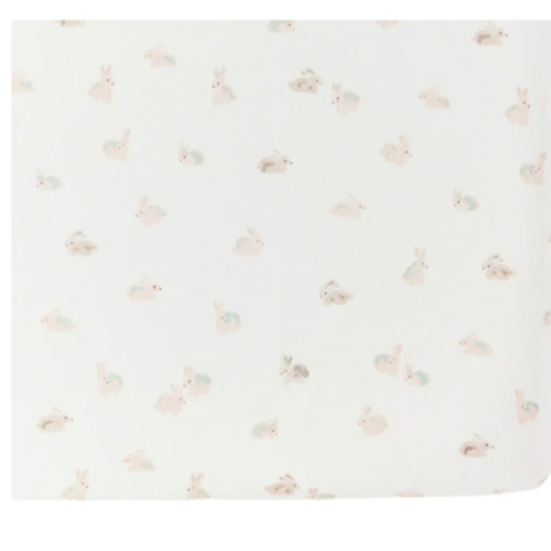 Pehr Crib Sheet Hoppy Bunny