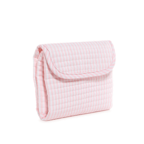 Quilted Changing Mat, Pimlico Pink Stripe