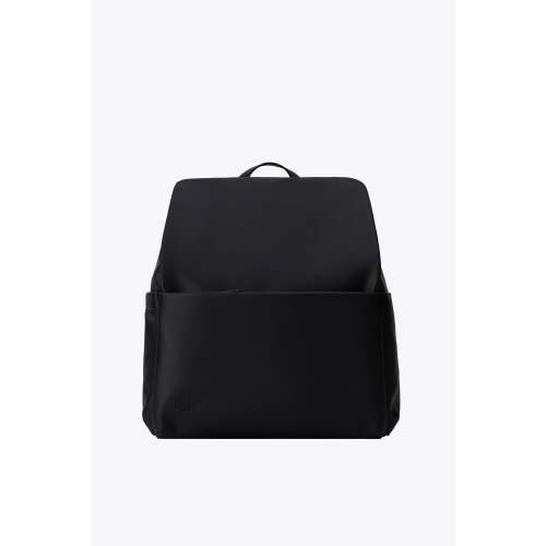 The Everyday Diaper Backpack in Black Vegan Leather