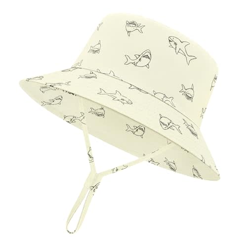 Baby Sun Hat Baby Boy Hats Toddler Hat UPF 50+ Bucket Hat for Baby Girls Infant Beach Hat with Wide Brim Kids Caps