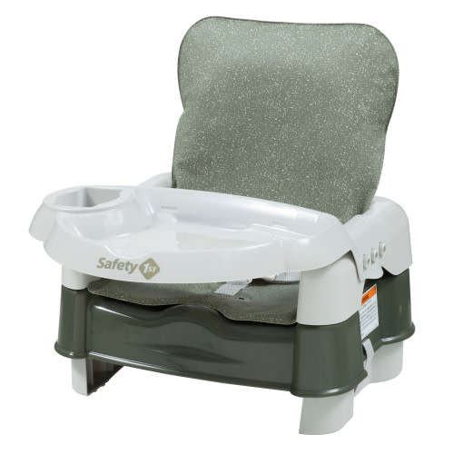 Safety 1ˢᵗ Deluxe 5-in-1 Sit, Snack & Go Convertible Booster Seat, Olive, Toddler