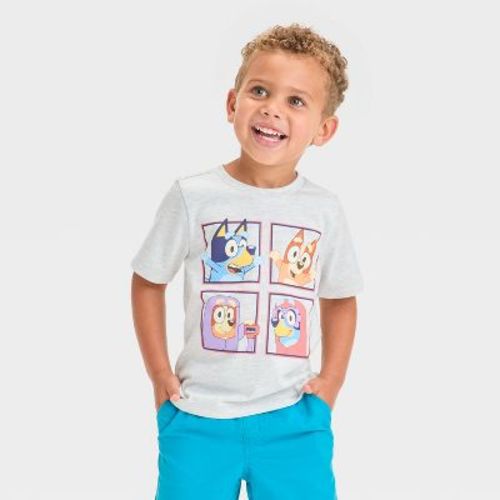 Baby Boys' Bluey Bingo Grannies T-Shirt - Gray 18M