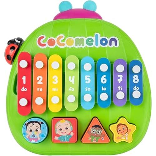 CoComelon Shape ‘N Sort Xylophone - Identify Shapes and Play Music - Favorite CoComelon Characters - Toys for Kids, Toddlers, and Preschoolers