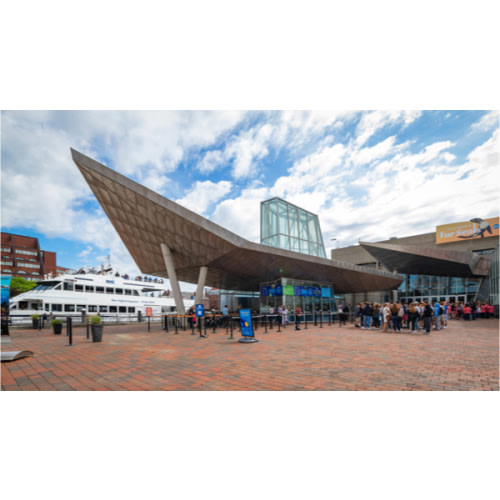 Baby’s first visit to the New England Aquarium