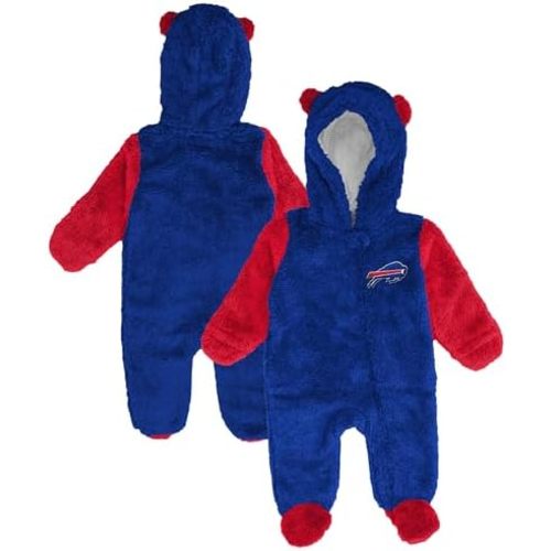 Outerstuff Newborn & Infant NFL Stay Napping Fleece Bunting Full-Zip Sleeper