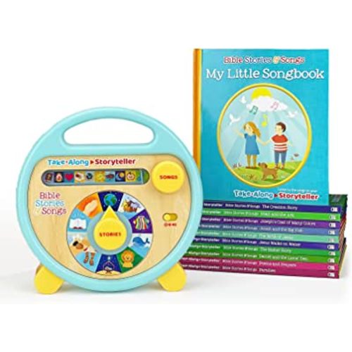 Bible Stories and Songs Interactive Electronic Take Along Storyteller with 11 Books (Little Sunbeams)