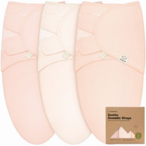 3pk Soothe Baby Swaddle 0-6 Months, Organic Newborn Baby Swaddle Sleep Sacks, Ergonomic Wearable Swaddle Blanket