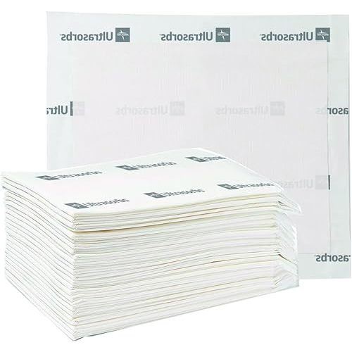 Medline Ultrasorbs Drypads, 30" x 36", 25 Count, Super Absorbent Disposable Bed Pads, Large Incontinence Bed Pads, Chucks Protective Underpads, 10 Times More Absorbent, For Adults, Elderly