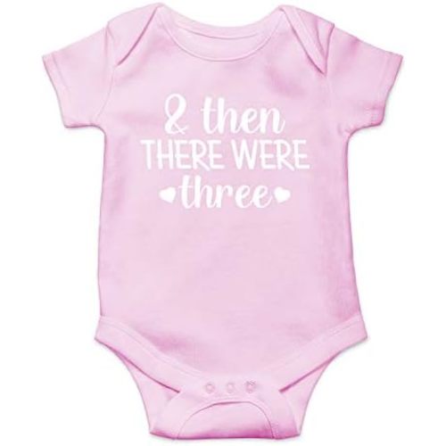 & Then There Were Three - Funny Baby Essentials Bodysuit - Baby Boy Clothes Newborn Girl Outfits