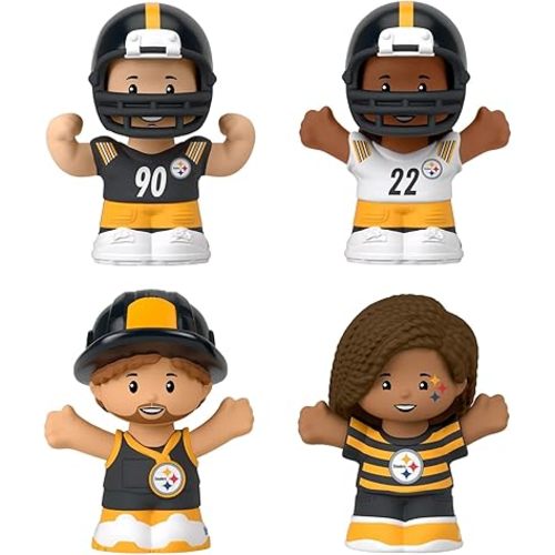 Little People Pittsburgh Steelers NFL Collector Figure Set, OS