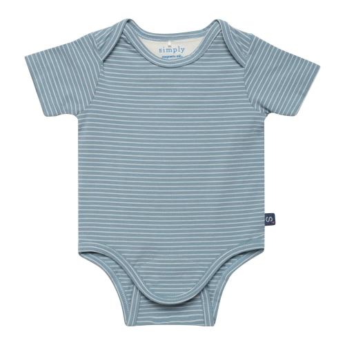 forget me not egret stripe cloudstretch™ magnetic bodysuit – Magnetic Me