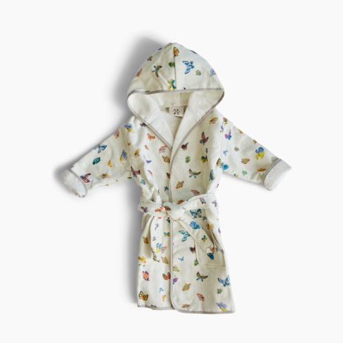 Timo & Violet Toddler Robe - Madame Butterfly, 1-2 Y