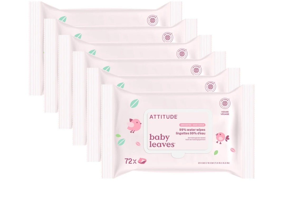 99% Water Wipes for Baby | ATTITUDE