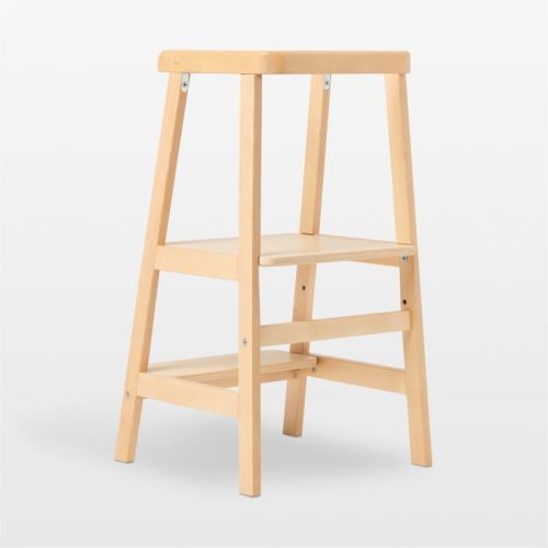 Lalo The Tower Natural Toddler Step Stool