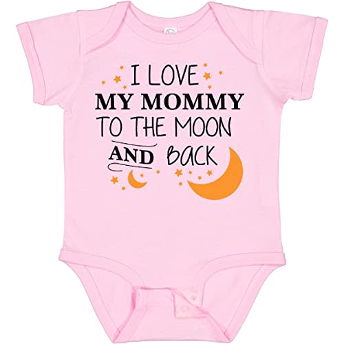 inktastic I Love My Mommy To the Moon and Back Baby Bodysuit