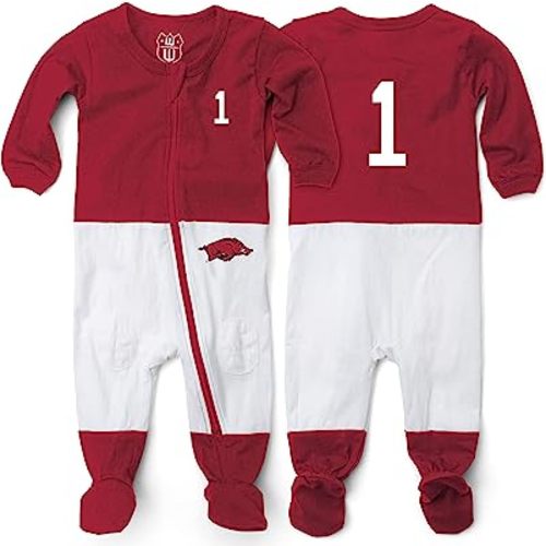 Wes and Willy Baby College Sports Fan Football Jersey Sleeper
