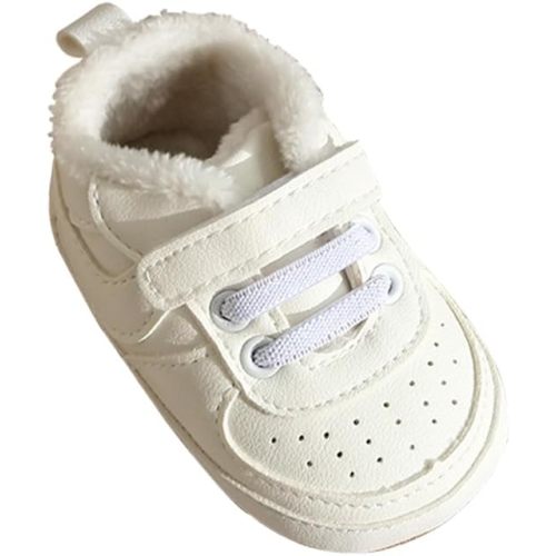 Clowora Unsex Baby Shoes Boys Girls Infant Sneakers Non-Slip Soft Rubber Sole Toddler Crib First Walker Lightweight Shoes