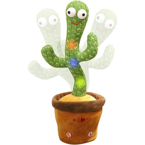 Dancing Talking Cactus Baby Toy - Mimics Baby's Voice