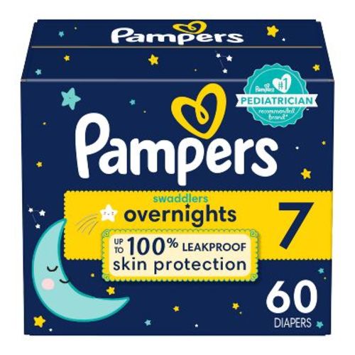 Pampers Swaddlers Overnight Diapers - Size 5 - 50ct
