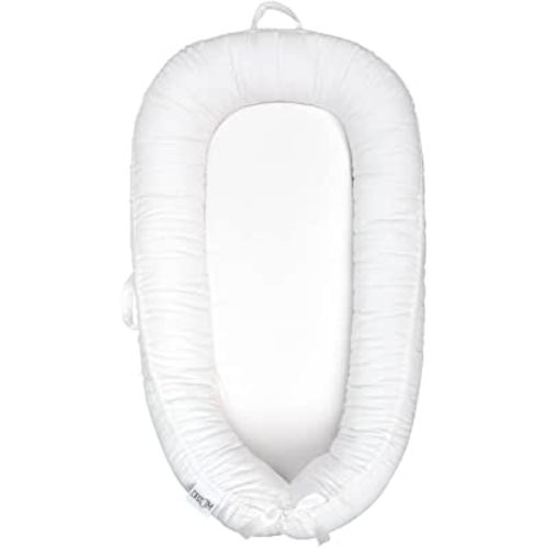 Baby Lounger Cover and Baby Nest Cover, 100% Breathable Baby Nest Backup Cover -Fit for Size 31.5 x 19.6 inches Lounger (Ivory Color)