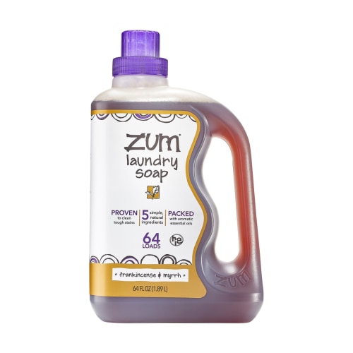 Zum Liquid Laundry Soap, Frankincense & Myrrh, 64 oz.