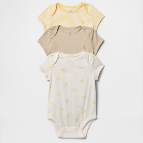 Baby First Favorites Organic Cotton Bodysuit (3-Pack)