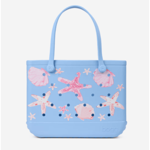 Original Bogg Bag - Carolina Blue Shells and Starfish