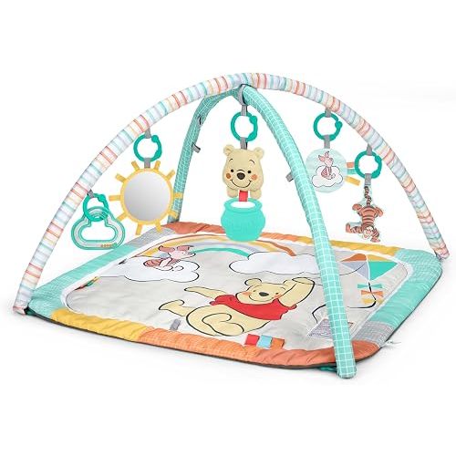 Bright Starts Baby Activity Gym with Two Toy Bars, Winnie the Pooh, Unisex Multi-Coloured